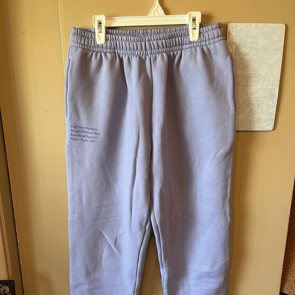 Call Her Daddy Barstool Sports Purple Sweatpants